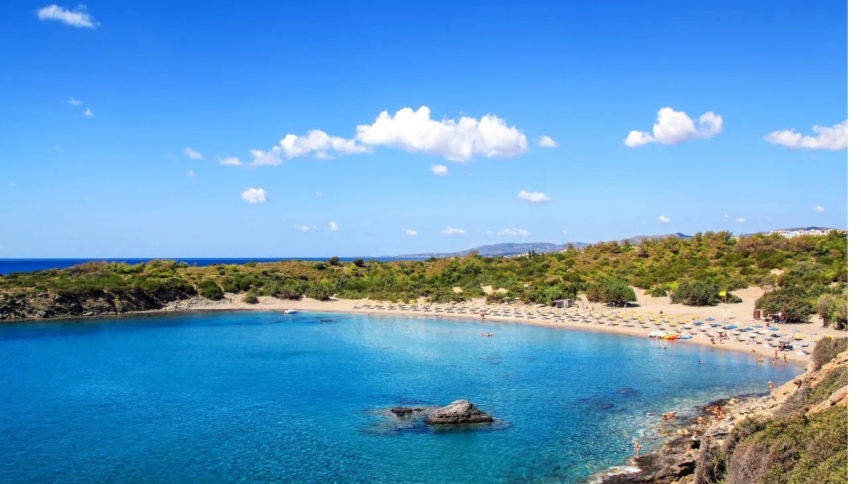 Glystra Plajı Rodos Adası