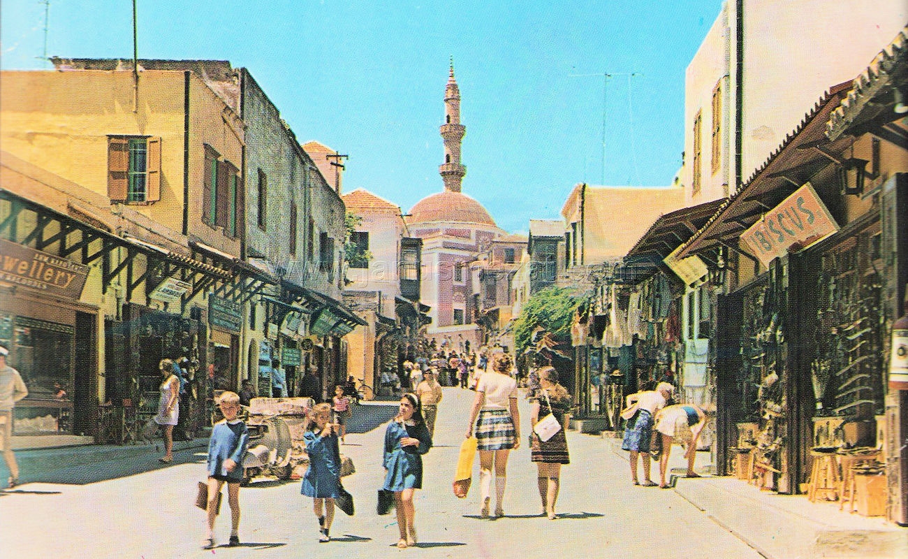 Rodos Süleymaniye Camii ve Sokratous Caddesi - Marmaris Lines Info Site Rodos Şeriye Mahkemesi